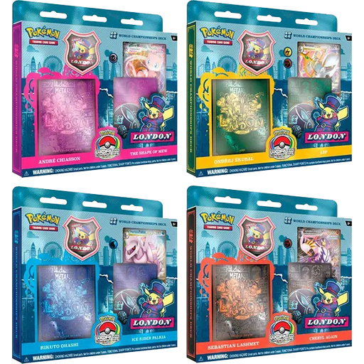 2022 Pokemon World Championships Decks (Set of 4) - Iconic Evolution
