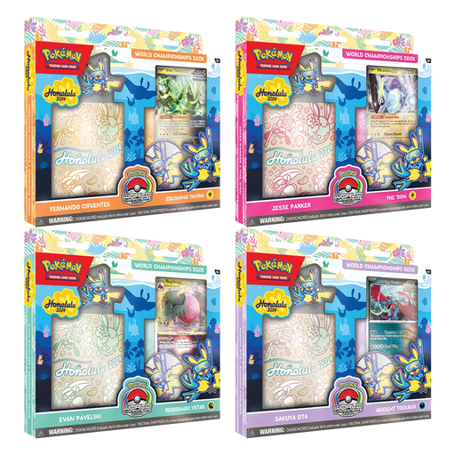2024 World Championship Decks [Set of 4] - Iconic Evolution