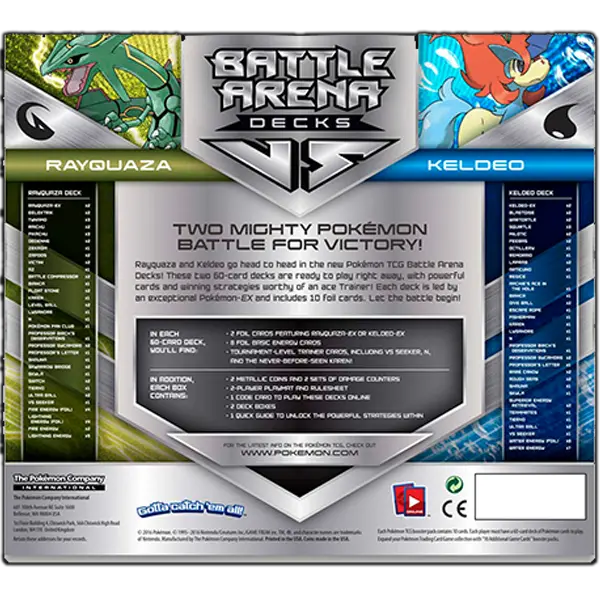 Battle Arena Decks Rayquaza vs. Keldeo - Iconic Evolution