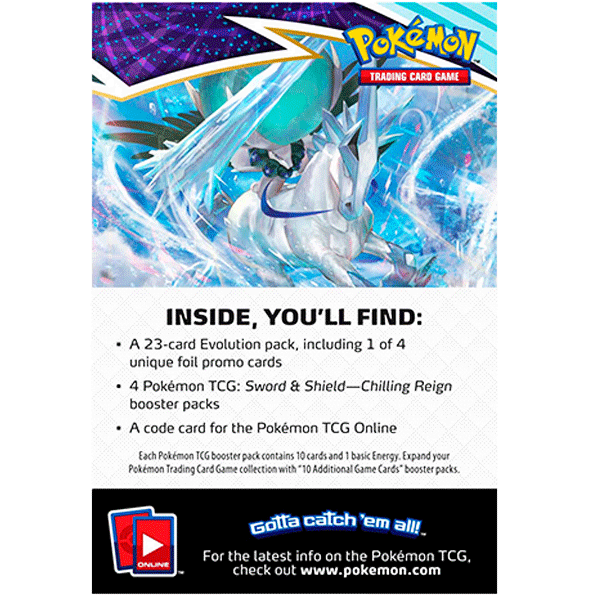 Sword & Shield: Chilling Reign - Build & Battle Box (10 Boxes) - Iconic Evolution