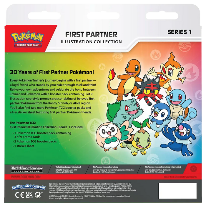 Pokémon: First Partner Illustration Collection [Series 1] - Iconic Evolution