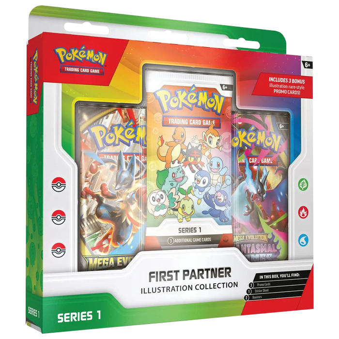 Pokémon: First Partner Illustration Collection [Series 1] - Iconic Evolution