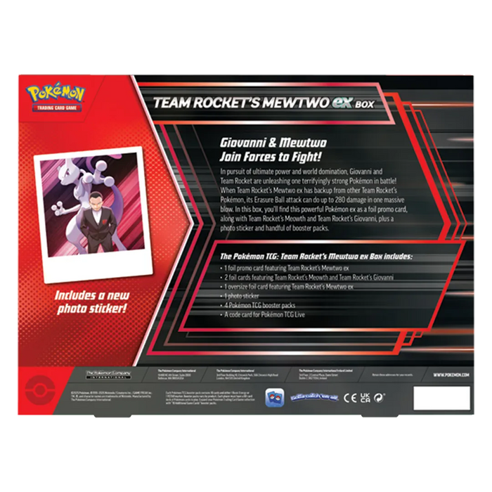 Team Rocket’s Mewtwo ex Box - Iconic Evolution