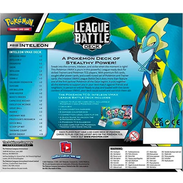 League Battle Deck (Inteleon VMAX) - Iconic Evolution