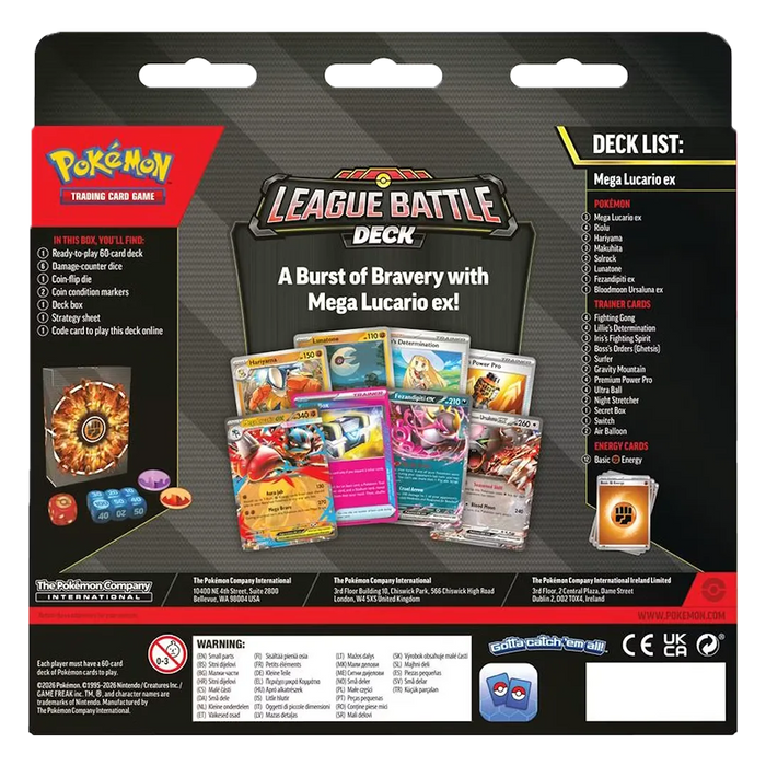 Mega Lucario ex League Battle Deck - Iconic Evolution