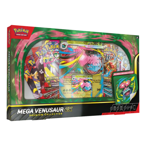 Pokemon: Mega Venusaur EX Premium Collection - Iconic Evolution
