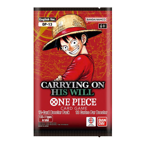 Carrying On His Will OP-13 Booster Pack | One Piece Card Game - Iconic Evolution