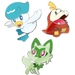 Paldea Pin Collection - Sprigatito, Fuecoco, Quaxly (Set of 3) - Iconic Evolution