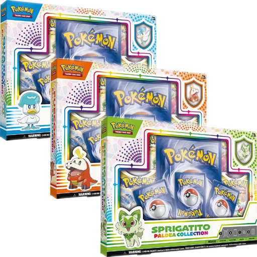 Paldea Pin Collection - Sprigatito, Fuecoco, Quaxly (Set of 3) - Iconic Evolution
