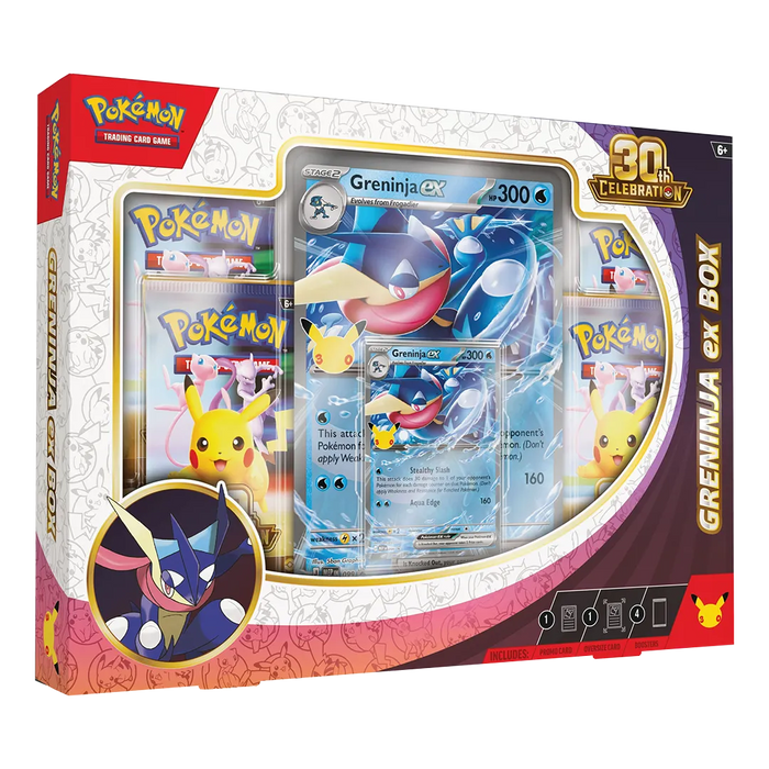 [PREORDER] Pokémon: 30th Celebration - Greninja & Sylveon ex Box [Set of 2] - Iconic Evolution