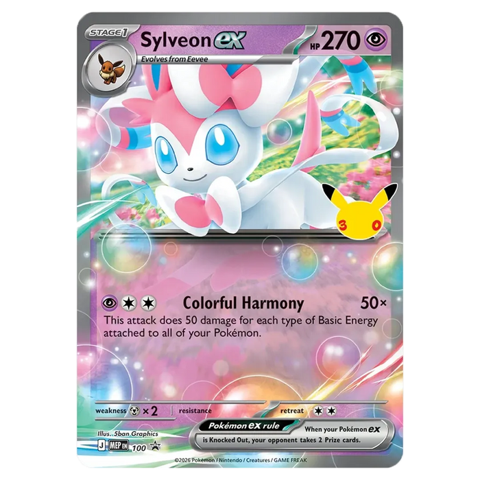 [PREORDER] Pokémon: 30th Celebration - Greninja & Sylveon ex Box [Set of 2] - Iconic Evolution