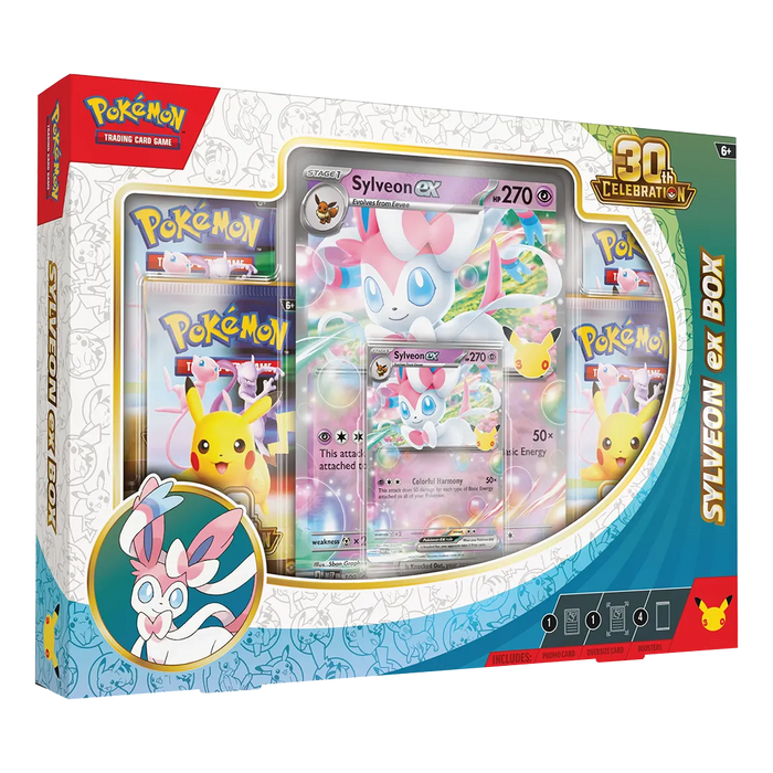 [PREORDER] Pokémon: 30th Celebration - Greninja & Sylveon ex Box [Set of 2] - Iconic Evolution