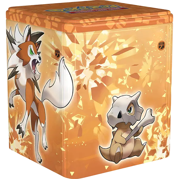 Pokemon Stacking Tins Display: Fighting-Fire-Darkness (Q4 2022) - Iconic Evolution