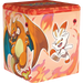 Pokemon Stacking Tins Display: Fighting-Fire-Darkness (Q4 2022) - Iconic Evolution