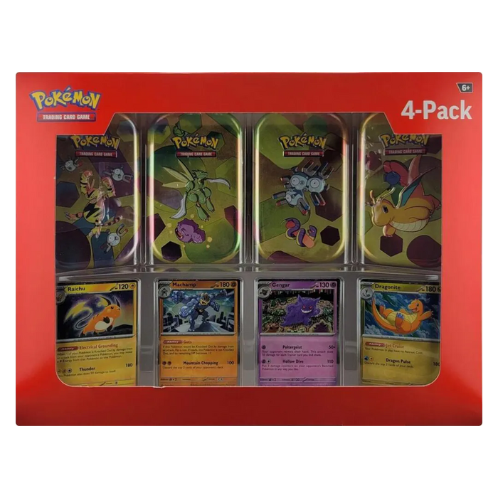 Pokemon - 151 Mini Tin Bundle [Includes 4 Promo Cards] - Iconic Evolution