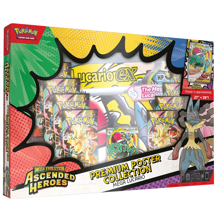 Mega Evolution: Ascended Heroes - Premium Poster Collection Mega Lucario & Mega Gardevoir [Set Of 2] - Iconic Evolution