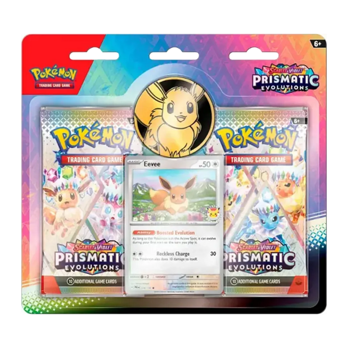 Scarlet & Violet: Prismatic Evolutions - 2 Booster Blister - Iconic Evolution