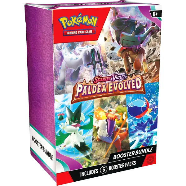 Scarlet and Violet: Paldea Evolved - Booster Bundle - Iconic Evolution
