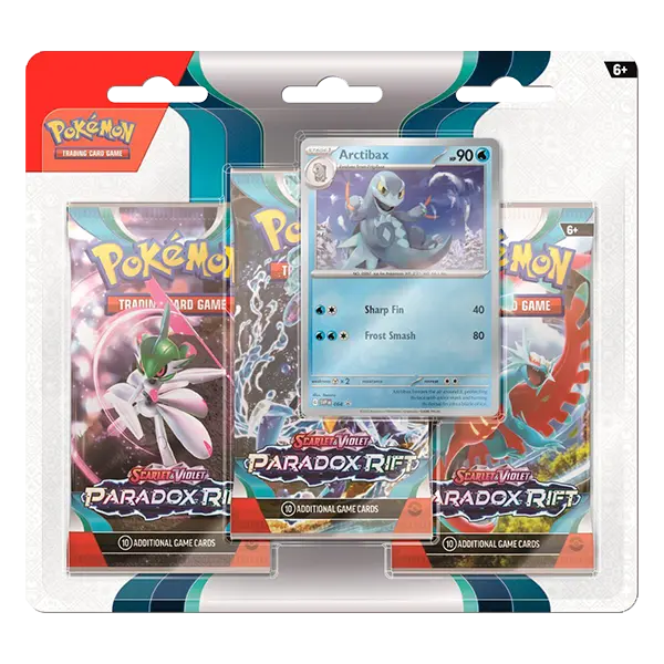 Scarlet & Violet: Paradox Rift - 3 Pack Blister [Arctibax] - Iconic Evolution