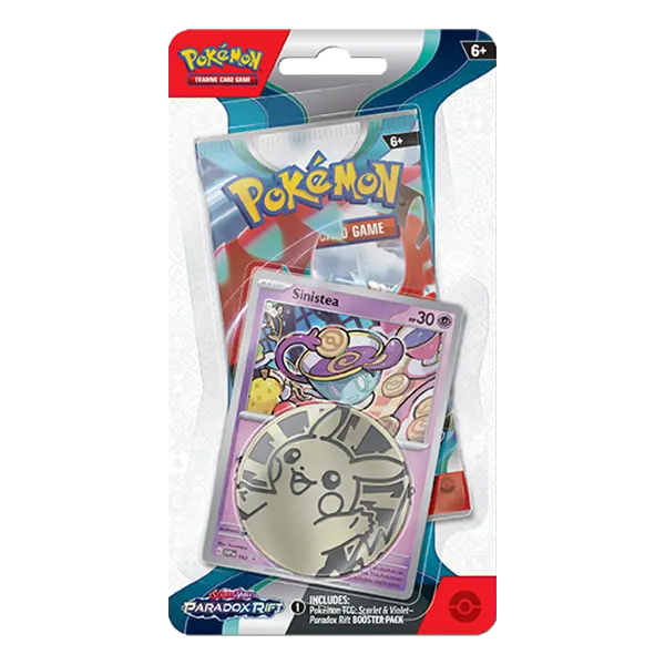 Scarlet & Violet: Paradox Rift - Checklane Blister [Sinistea] - Iconic Evolution
