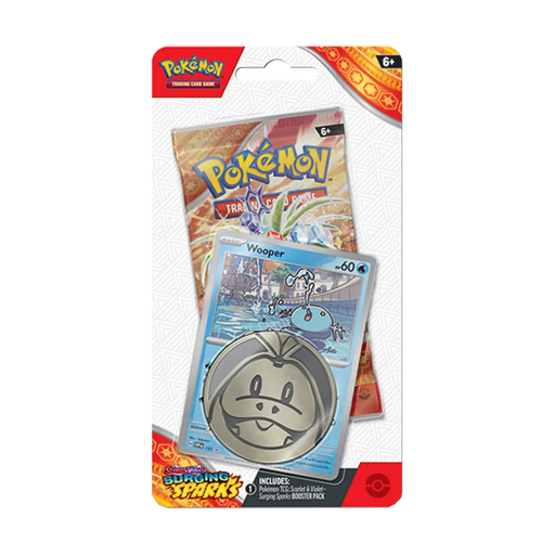 Scarlet & Violet: Surging Sparks - Checklane Blister [Wooper] - Iconic Evolution