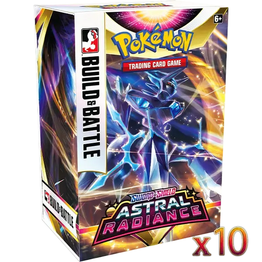 Sword & Shield: Astral Radiance - Build & Build Battle Box Display (10 Boxes) - Iconic Evolution