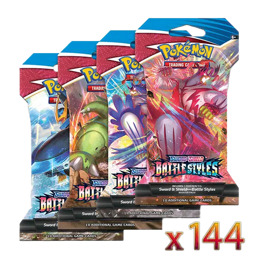 Sword & Shield: Battle Styles - Sleeved Booster Case (144 Boosters) - Iconic Evolution