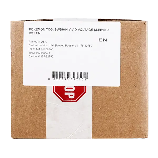 Sword & Shield: Vivid Voltage - Sleeved Booster Case (144 Boosters) - Iconic Evolution