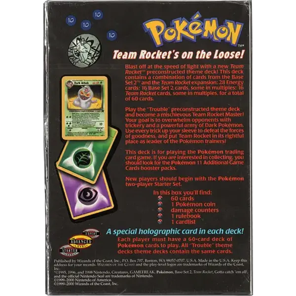 Team Rocket Theme Deck - Trouble - Iconic Evolution