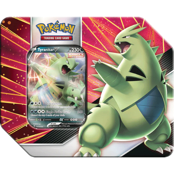 V Strikers Tin (Tyranitar V) - Iconic Evolution