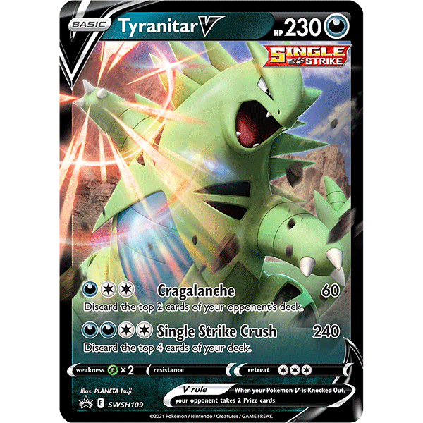 V Strikers Tin (Tyranitar V) - Iconic Evolution