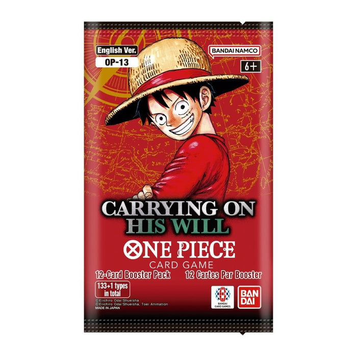Carrying On His Will OP-13 Booster Pack | One Piece Card Game - Iconic Evolution